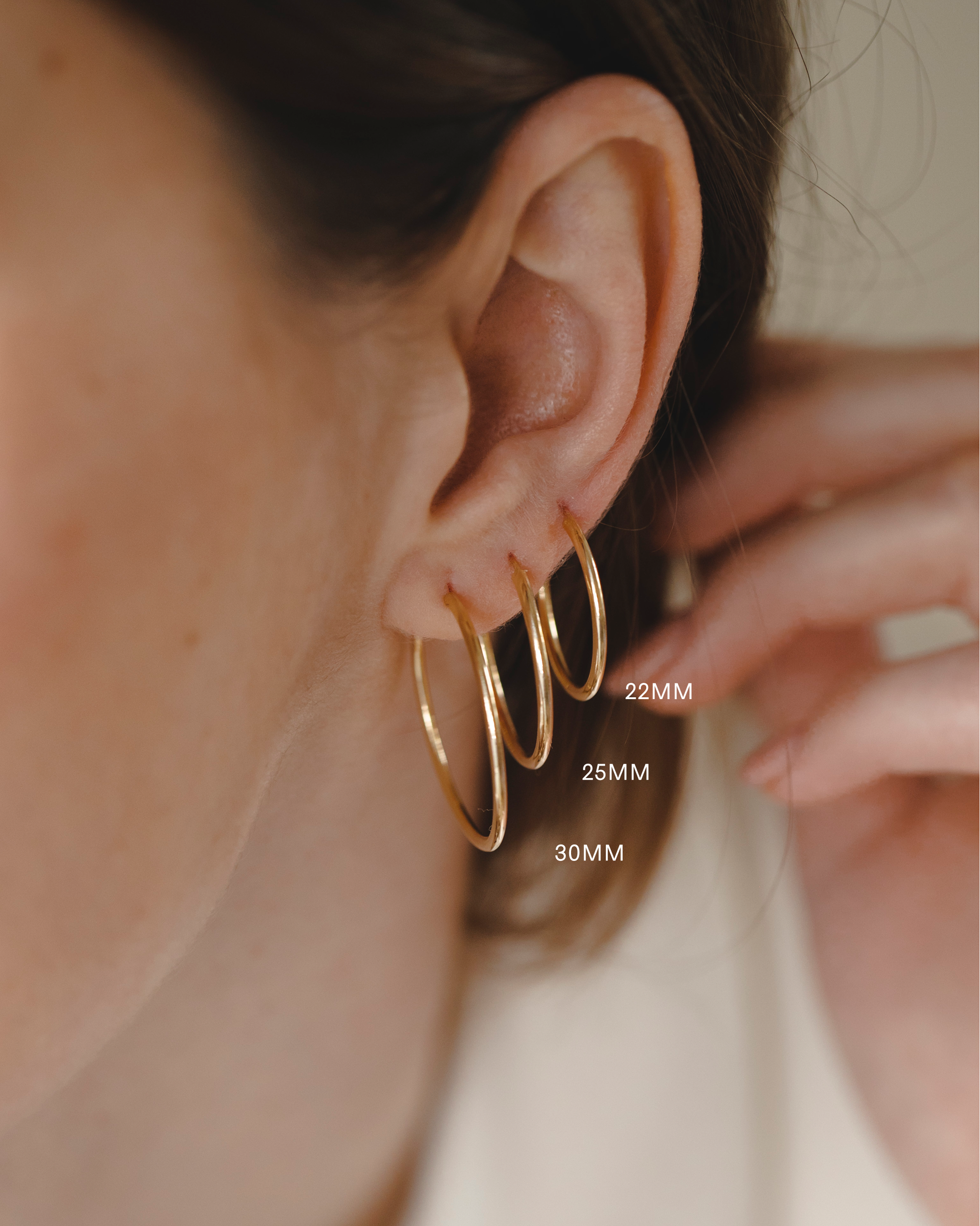 Flexi Gold Hoop Earring