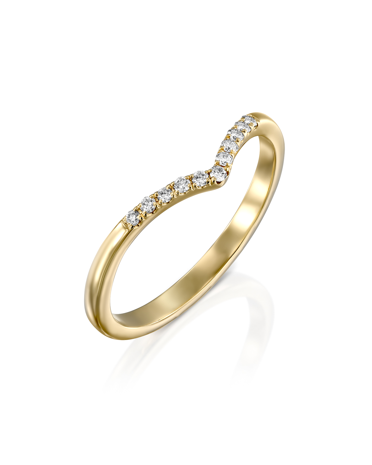 Hannah Ring With White diamonds