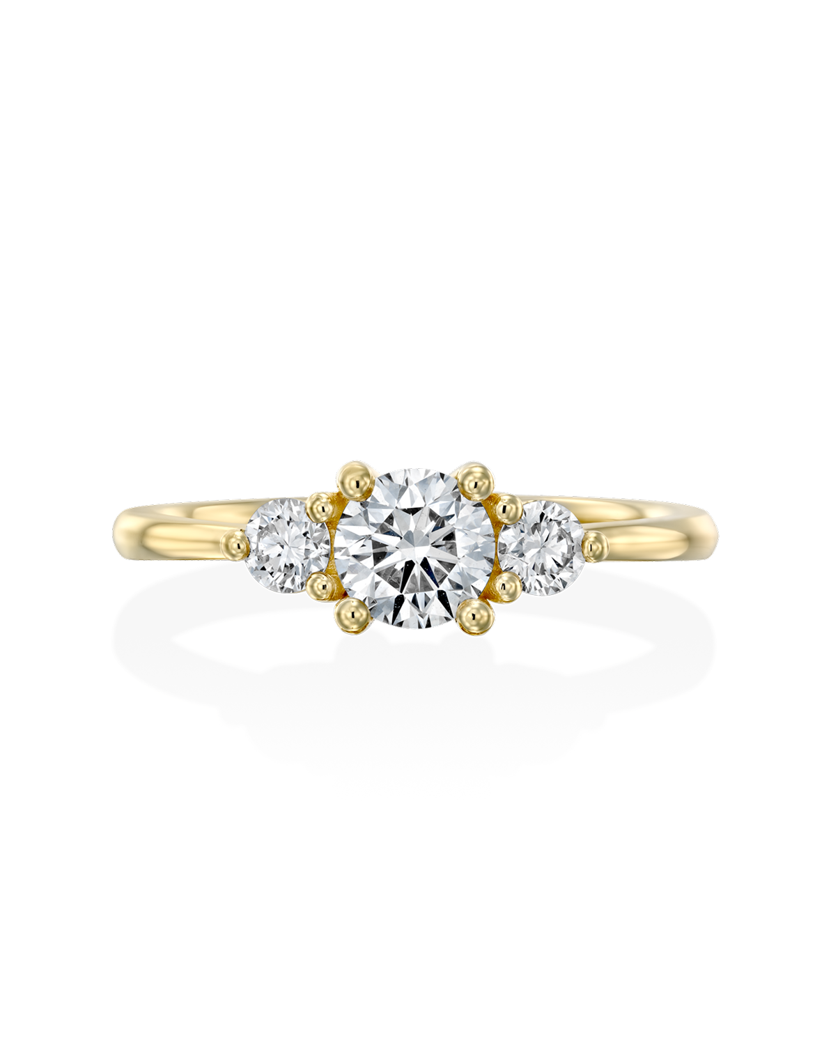 Audrey Gold Ring 5mm Diamond