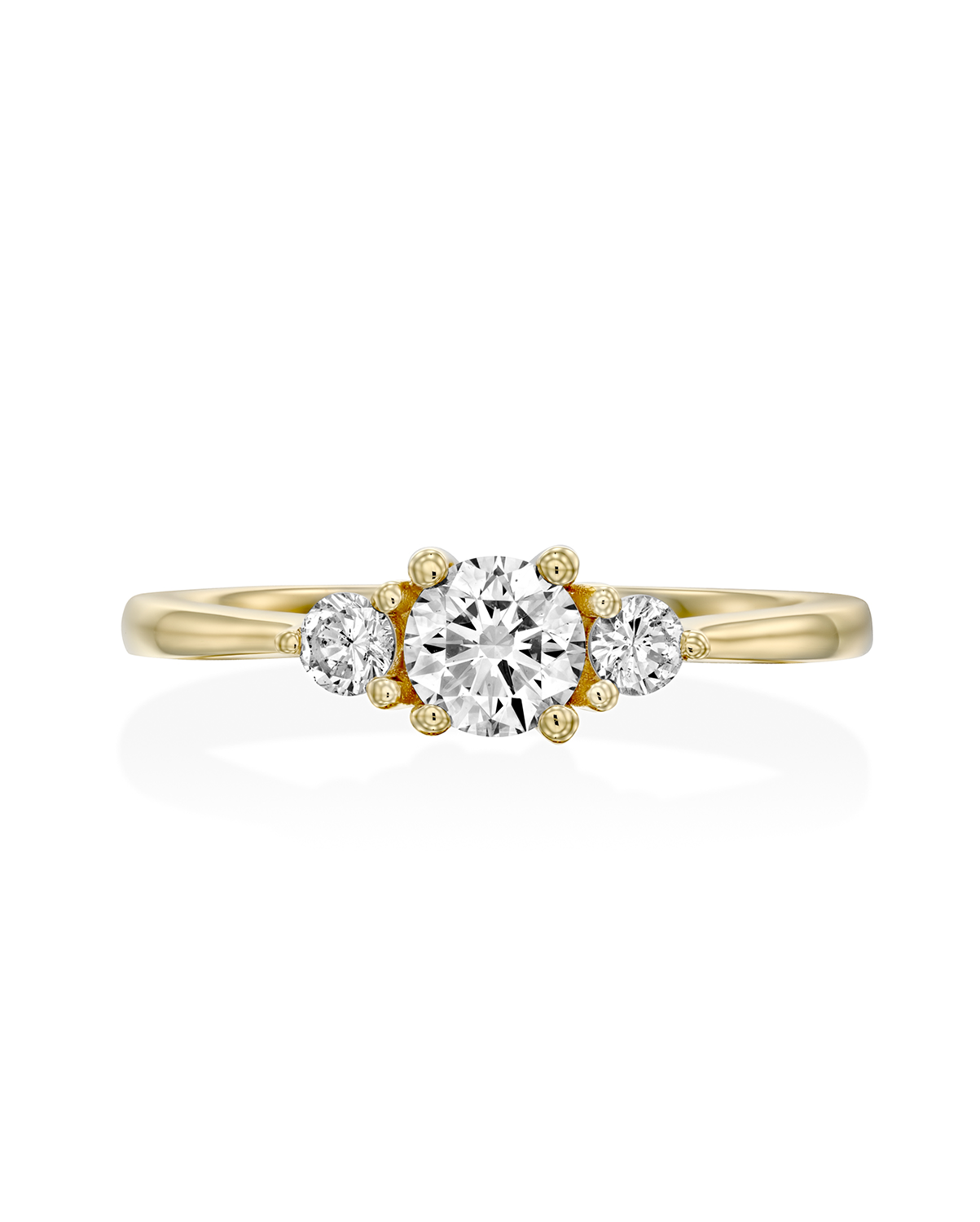 Audrey Gold Ring 4.5mm Diamond