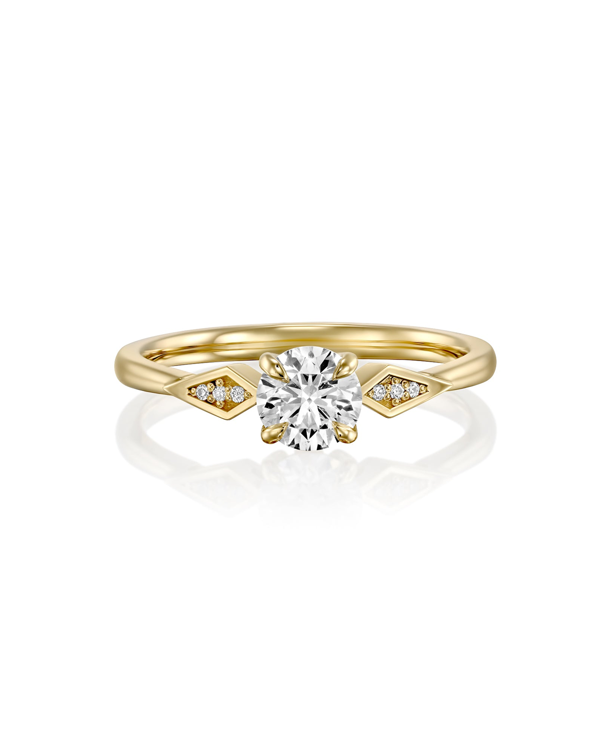Emily Ring White Diamonds - 5mm