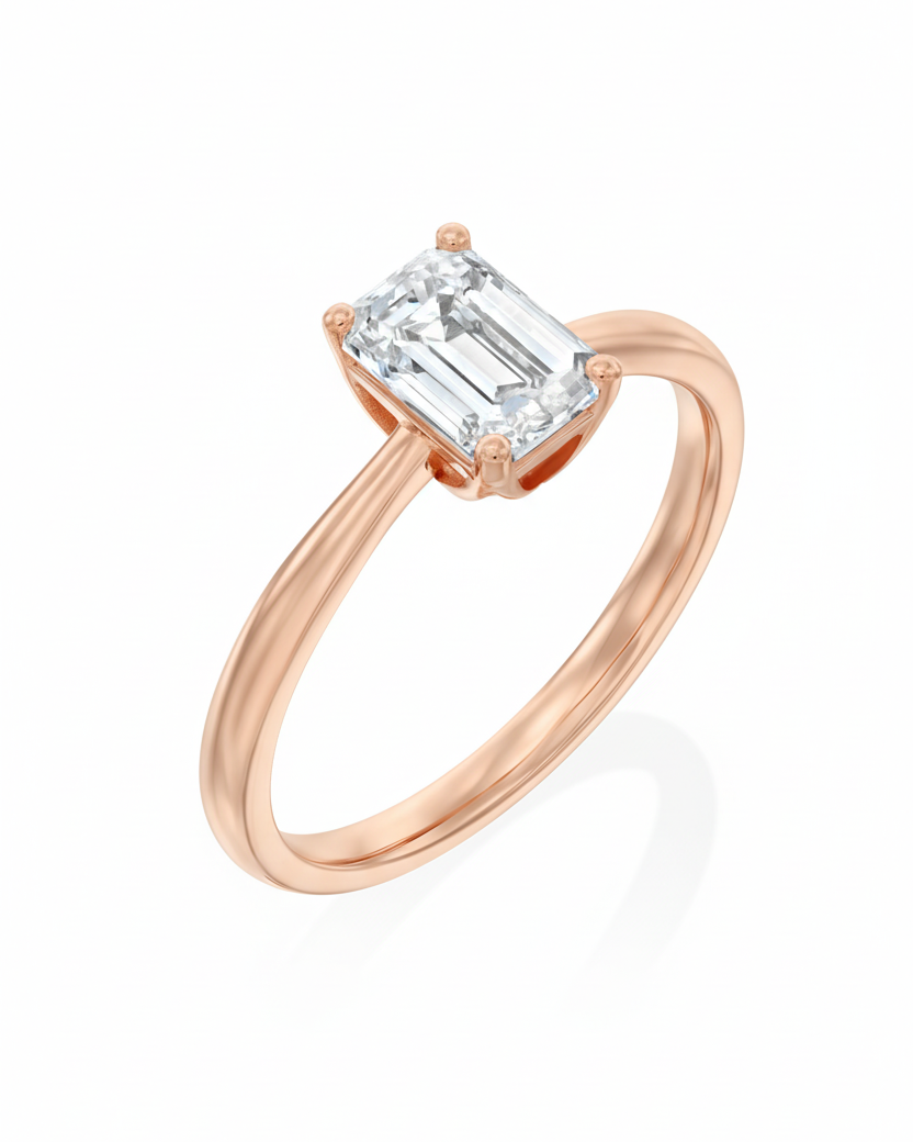 Hepburn Ring Lab diamond