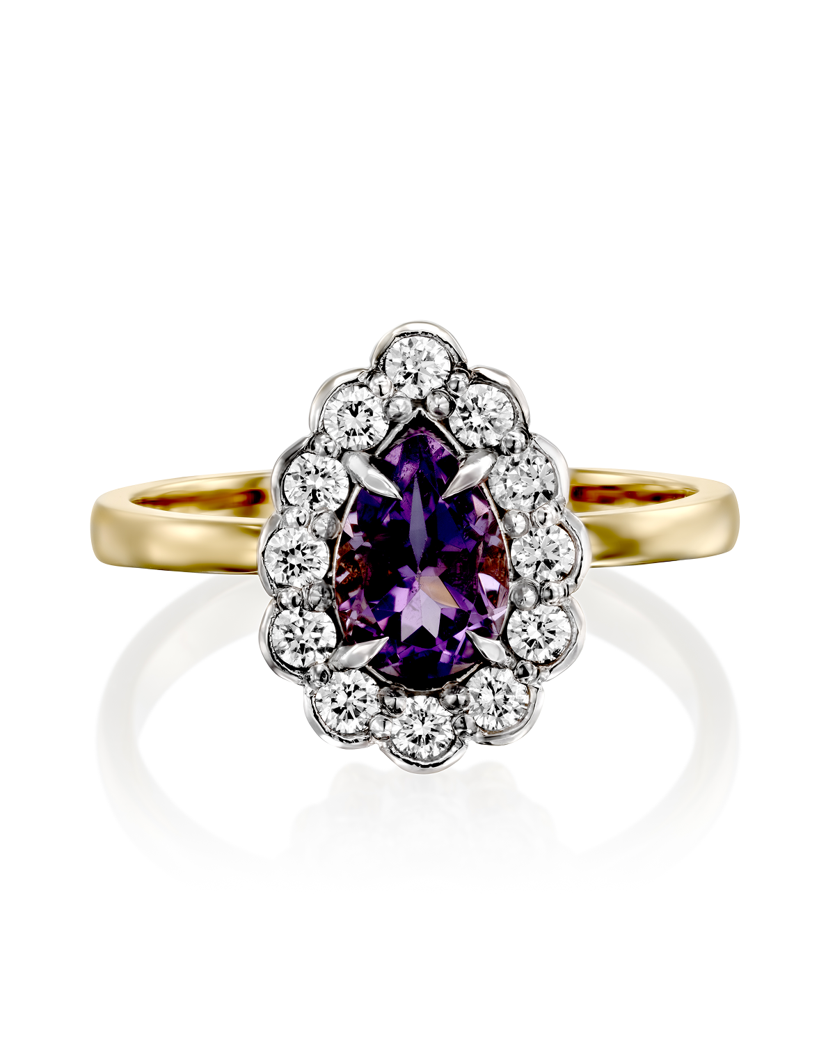 Marie Antoinette Ring With Amethyst