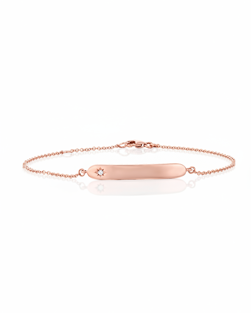 Florence Gold Bracelet With Star setting