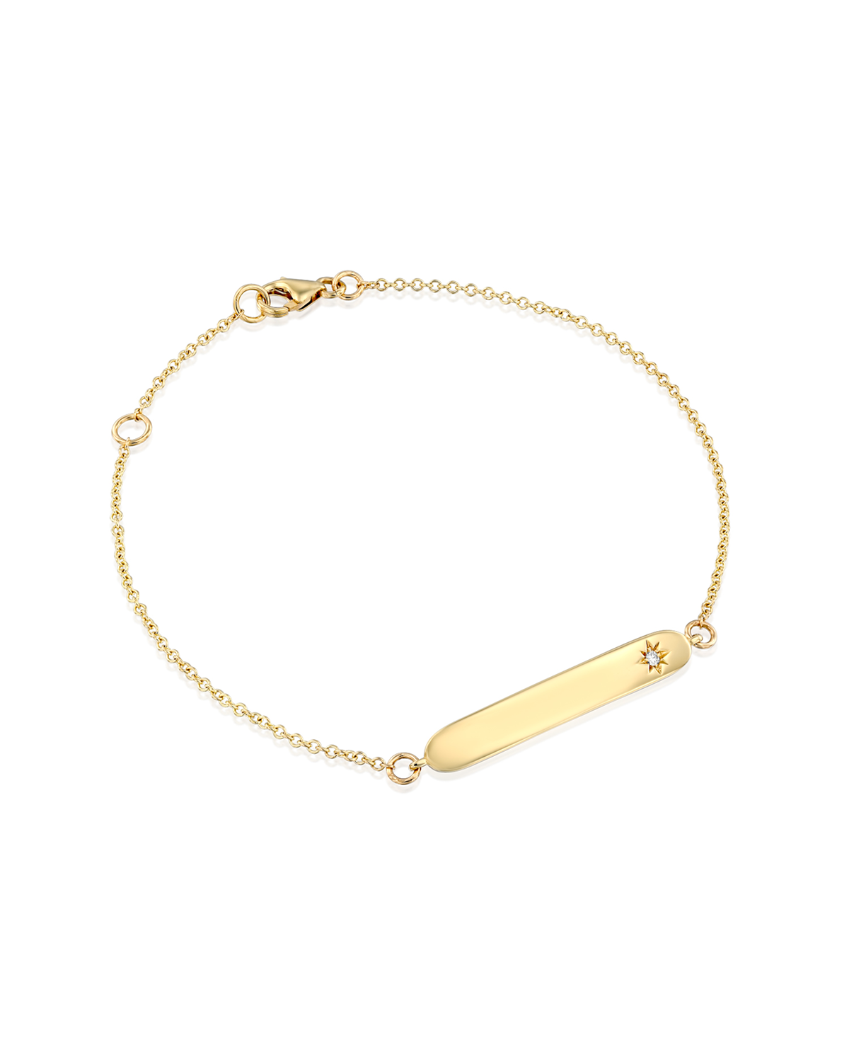 Florence Gold Bracelet With Star setting