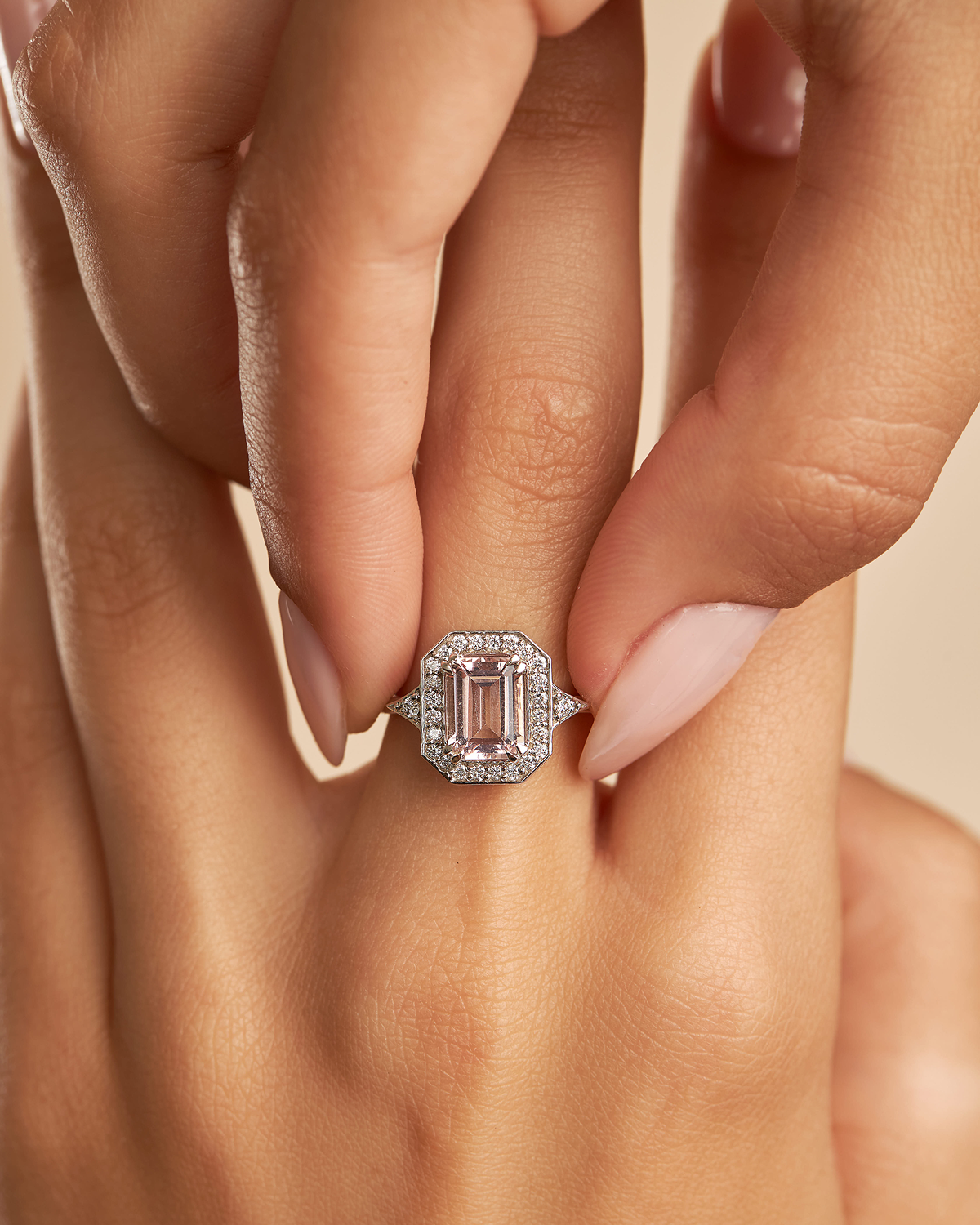 Katerina Ring With Morganite
