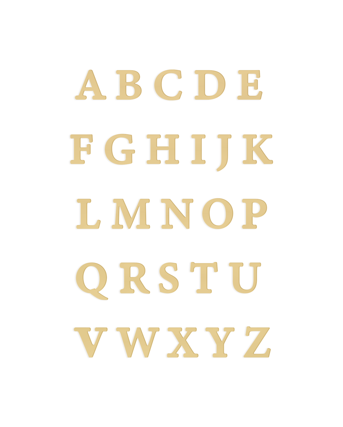 Letter & diamond gold bracelet