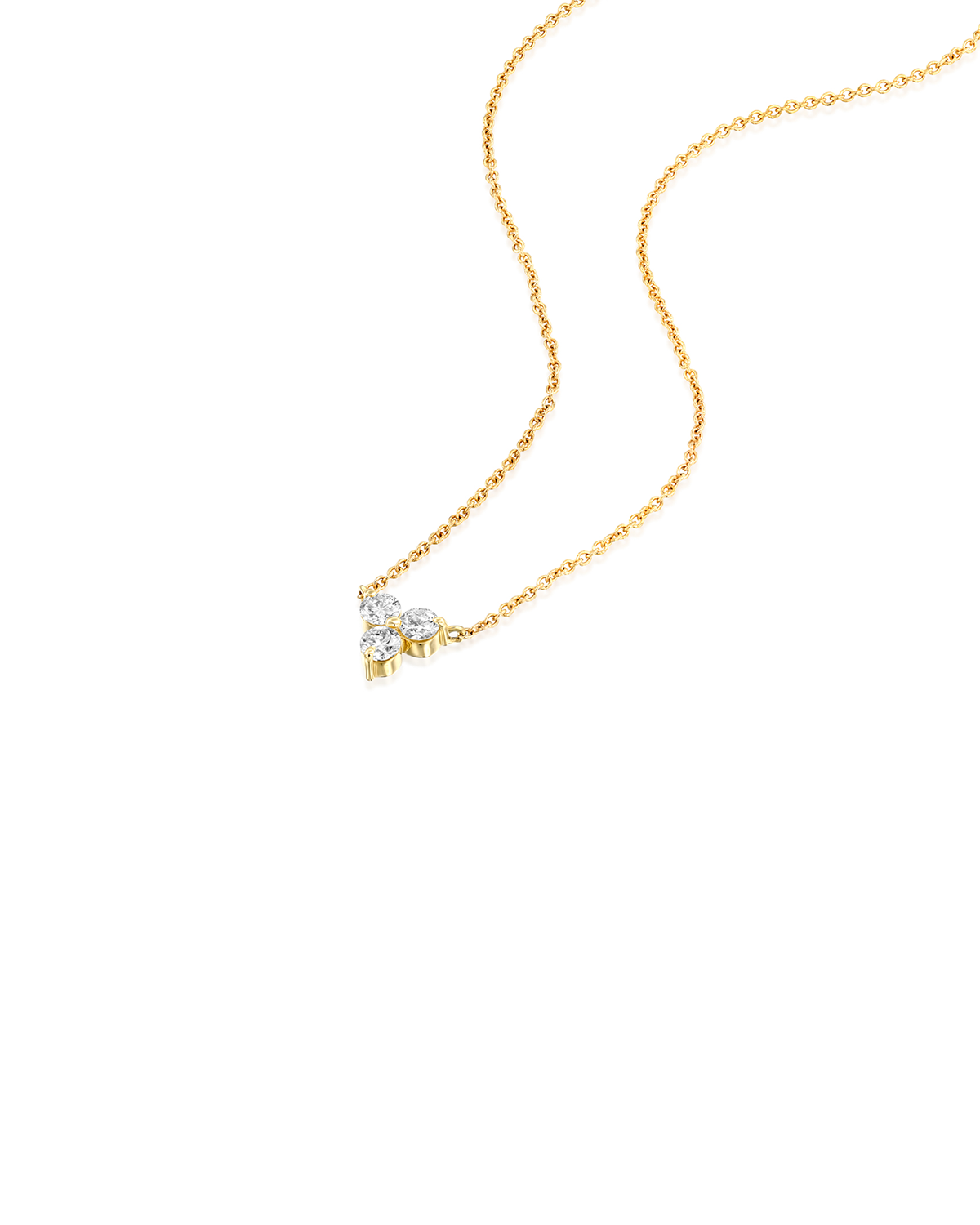 Grace Necklace White Diamonds