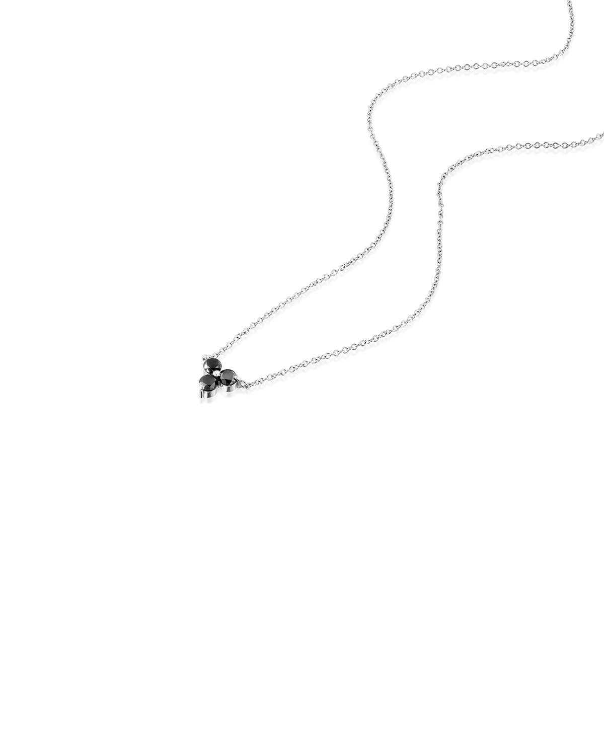 Grace Necklace Black Diamonds