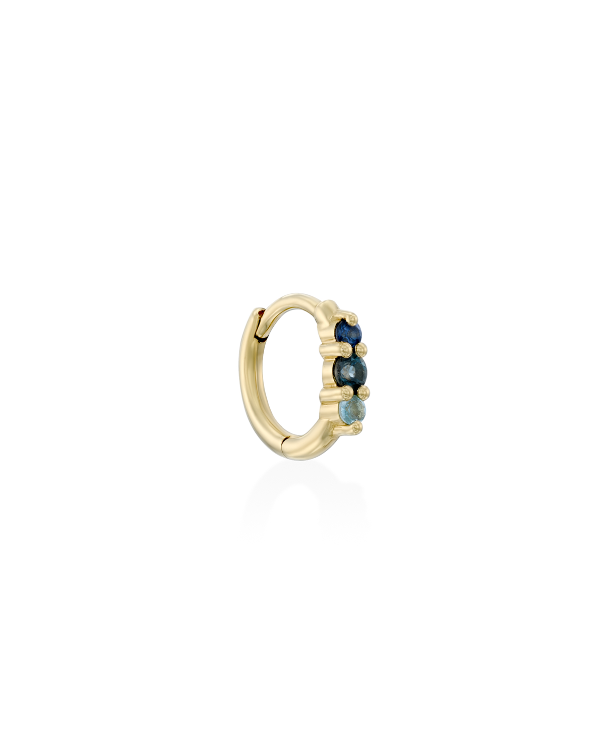 Audrey Mini Hoop Earring blue rainbow