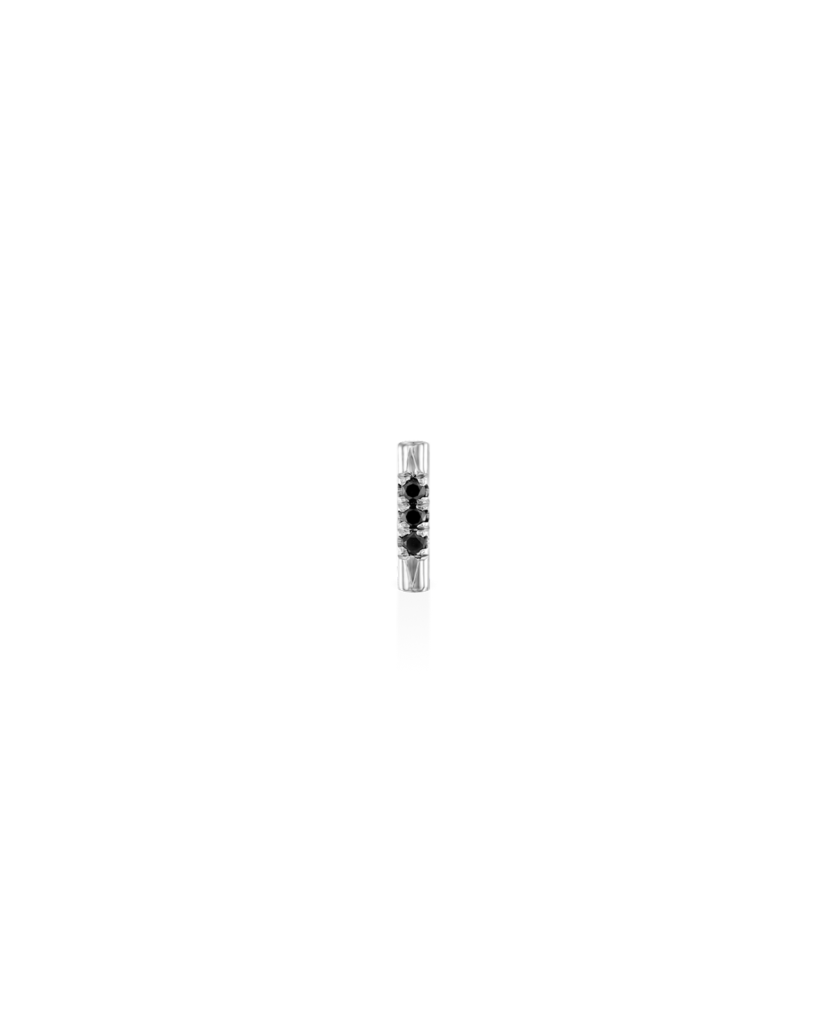 Valerie Gold Earring Black Diamonds