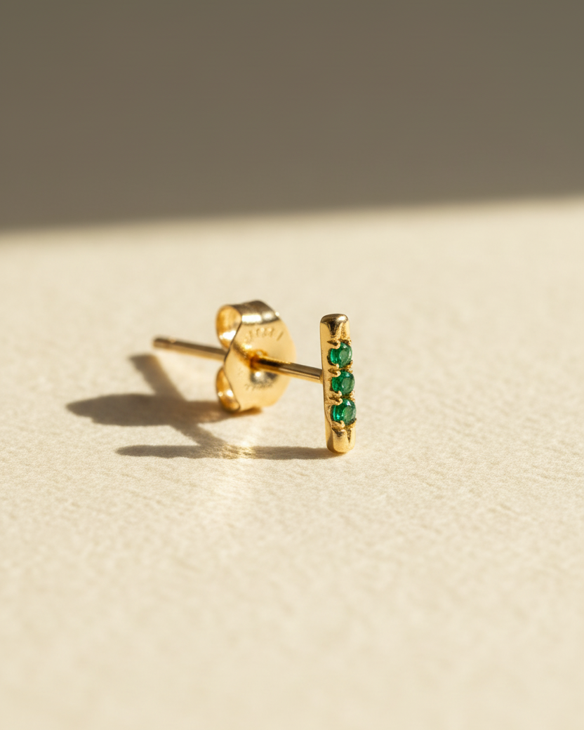 Valerie Earring Emerald