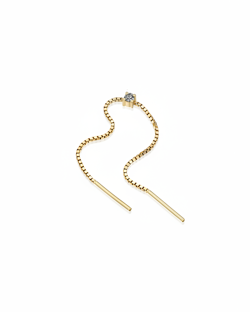 Nina Earring Gray diamond