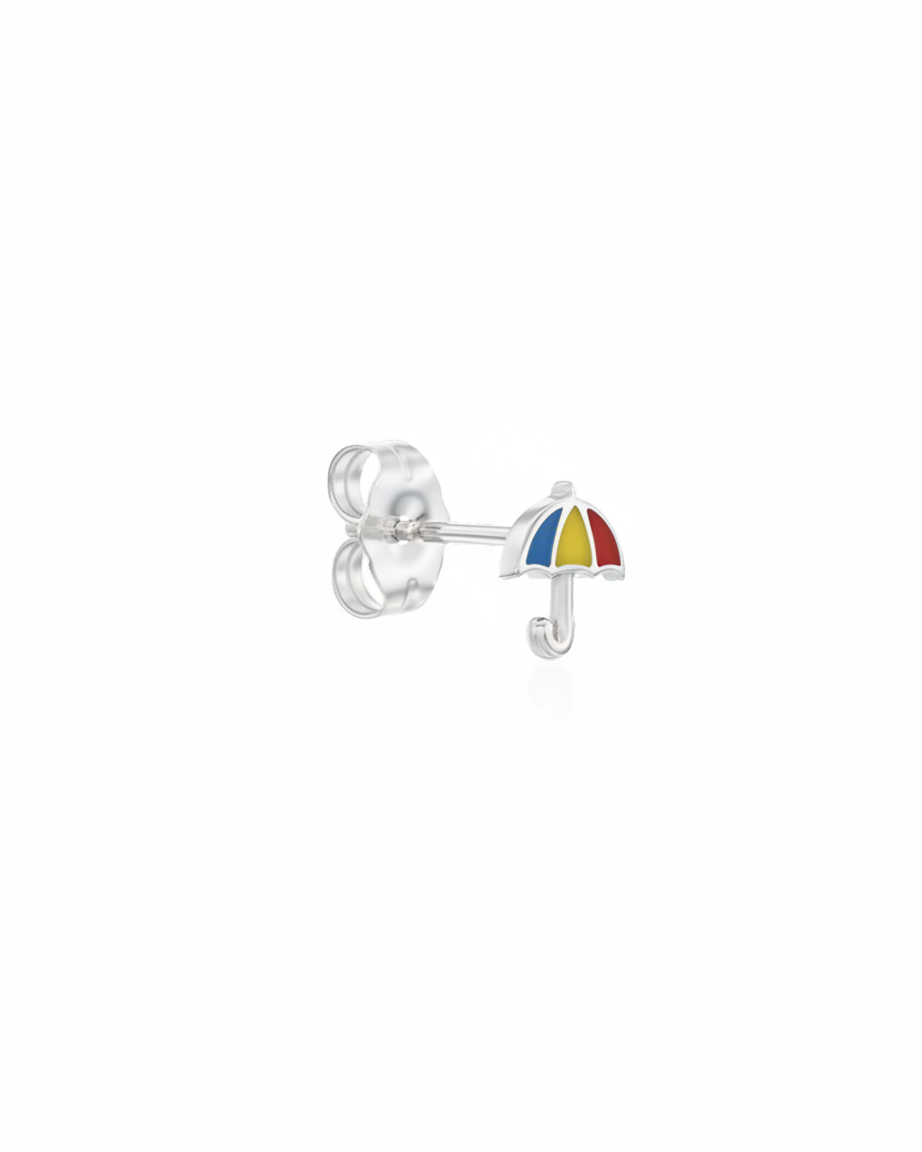 Umbrella Gold Earring