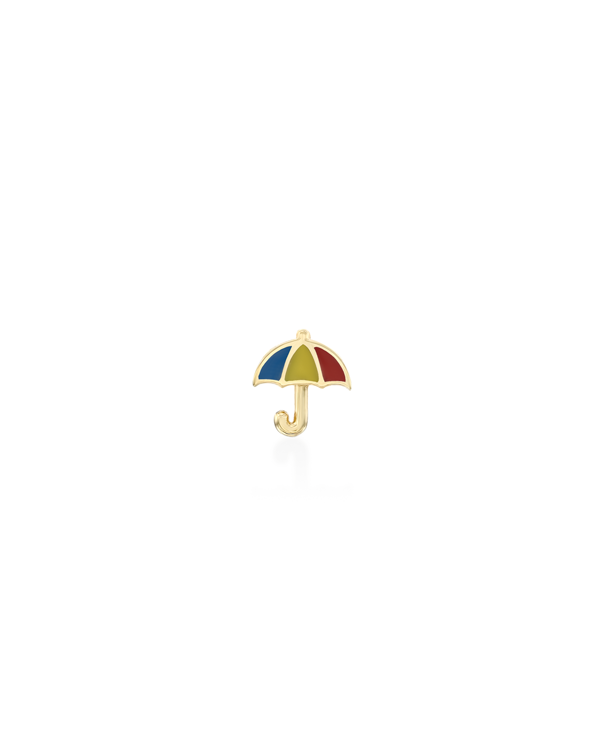 Umbrella Gold Earring