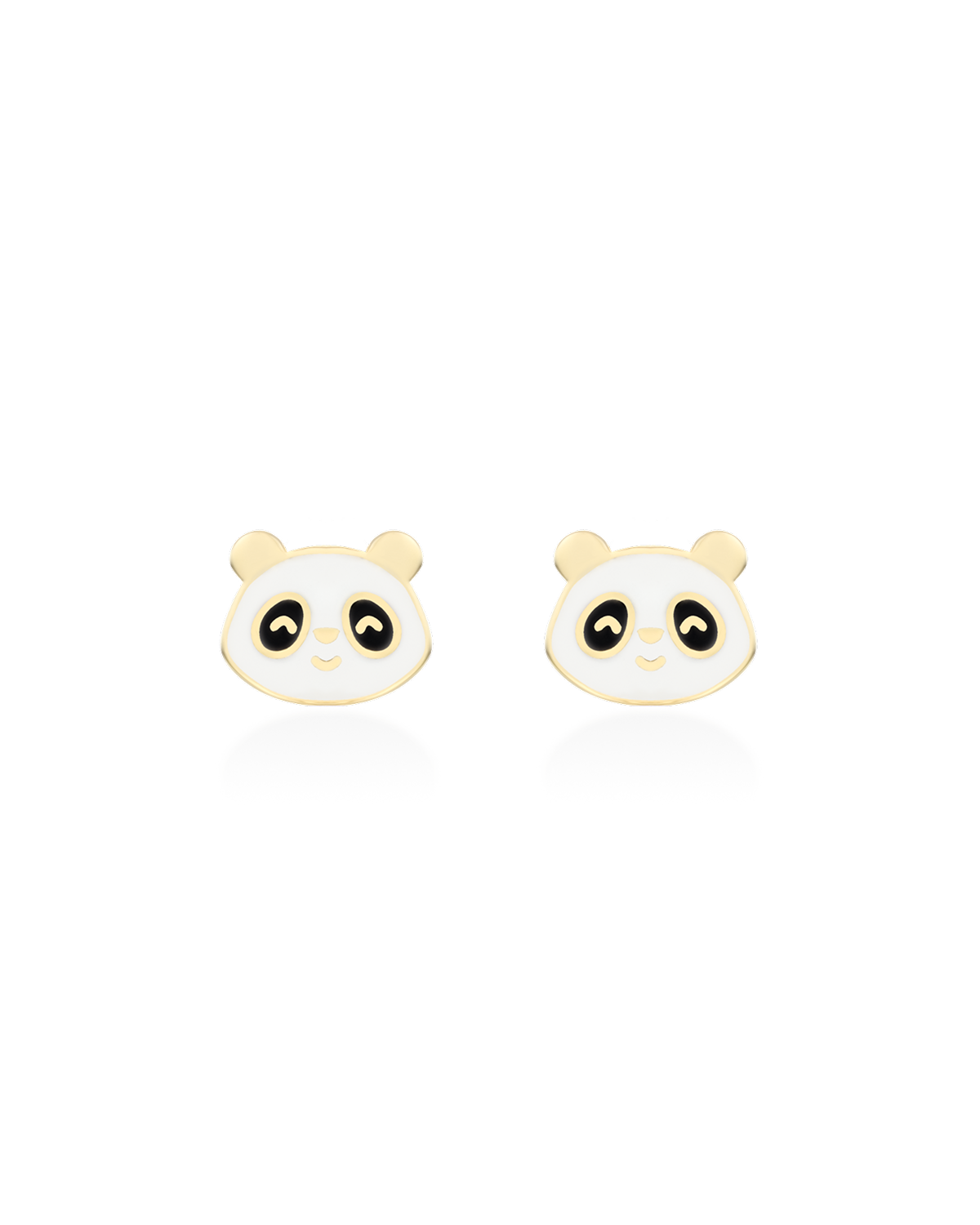 Panda Gold Earring