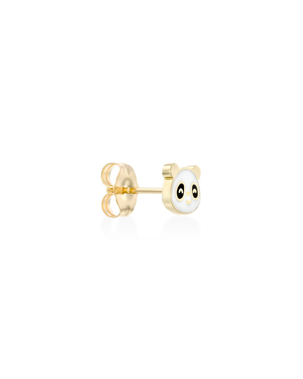 Panda Gold Earring