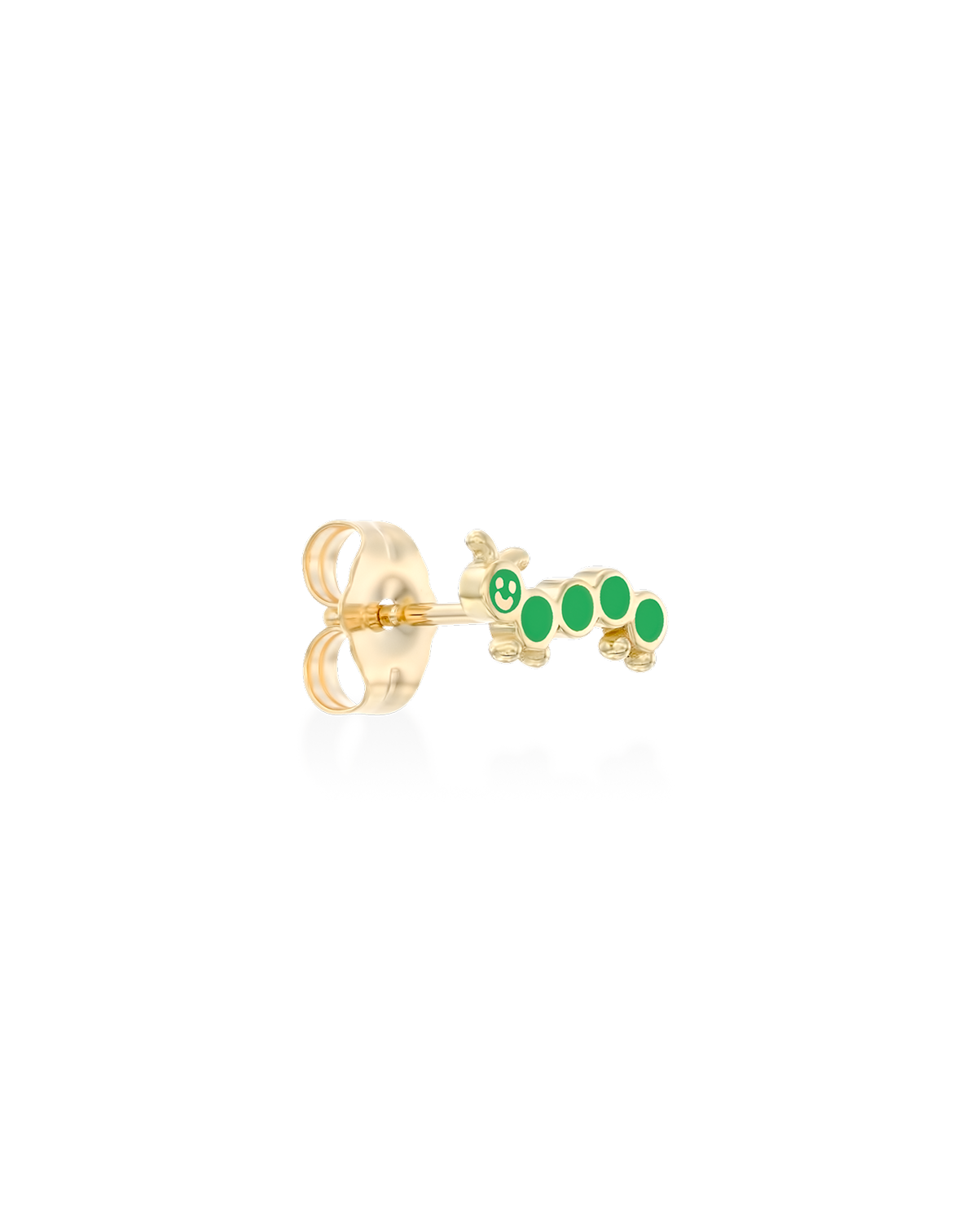 Caterpillar Gold Earring