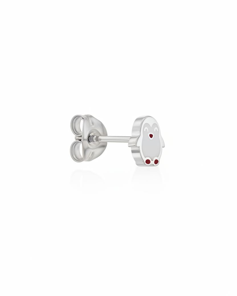 Penguin Gold Earring - picture