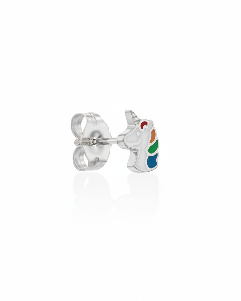 Unicorn Gold Earring