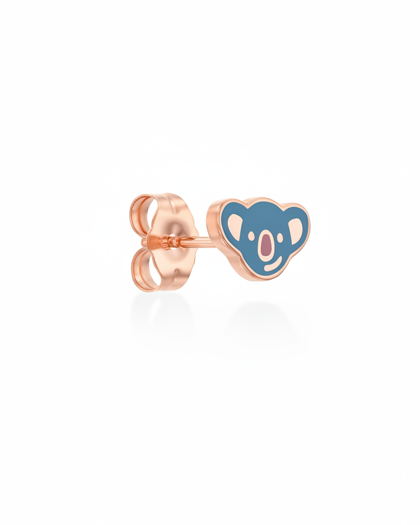 Koala Gold Earring