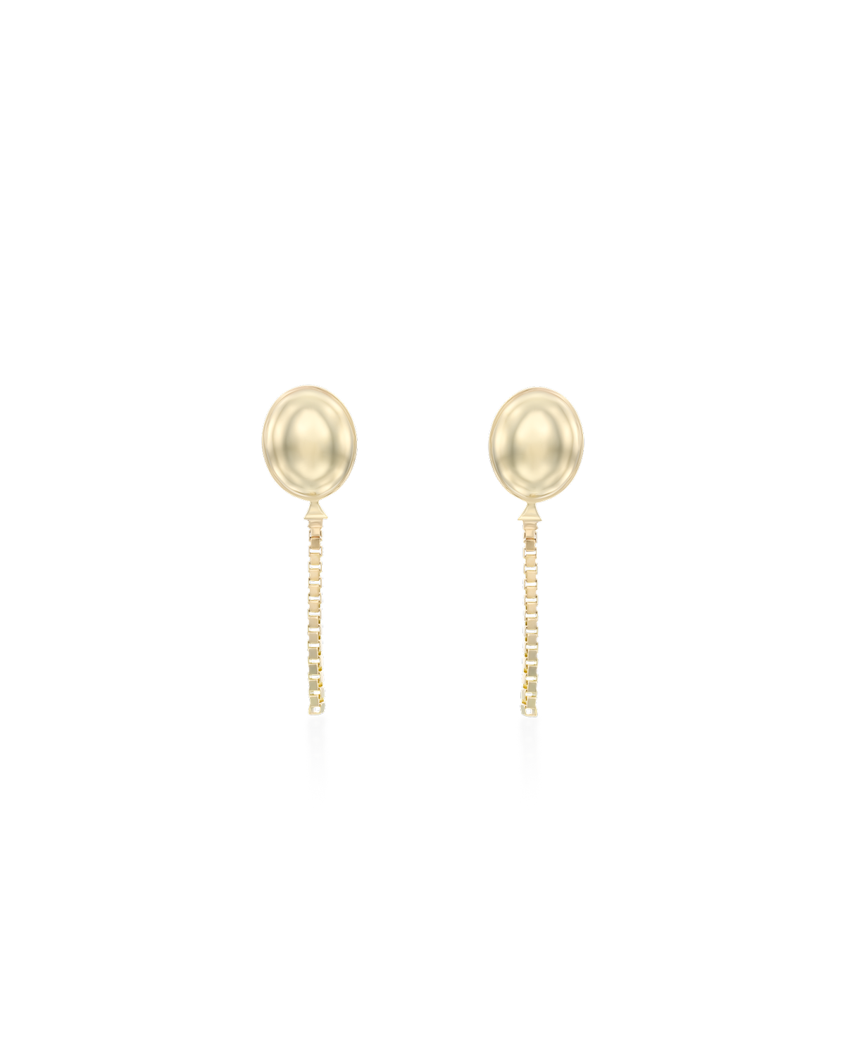 Balloon Gold Earring