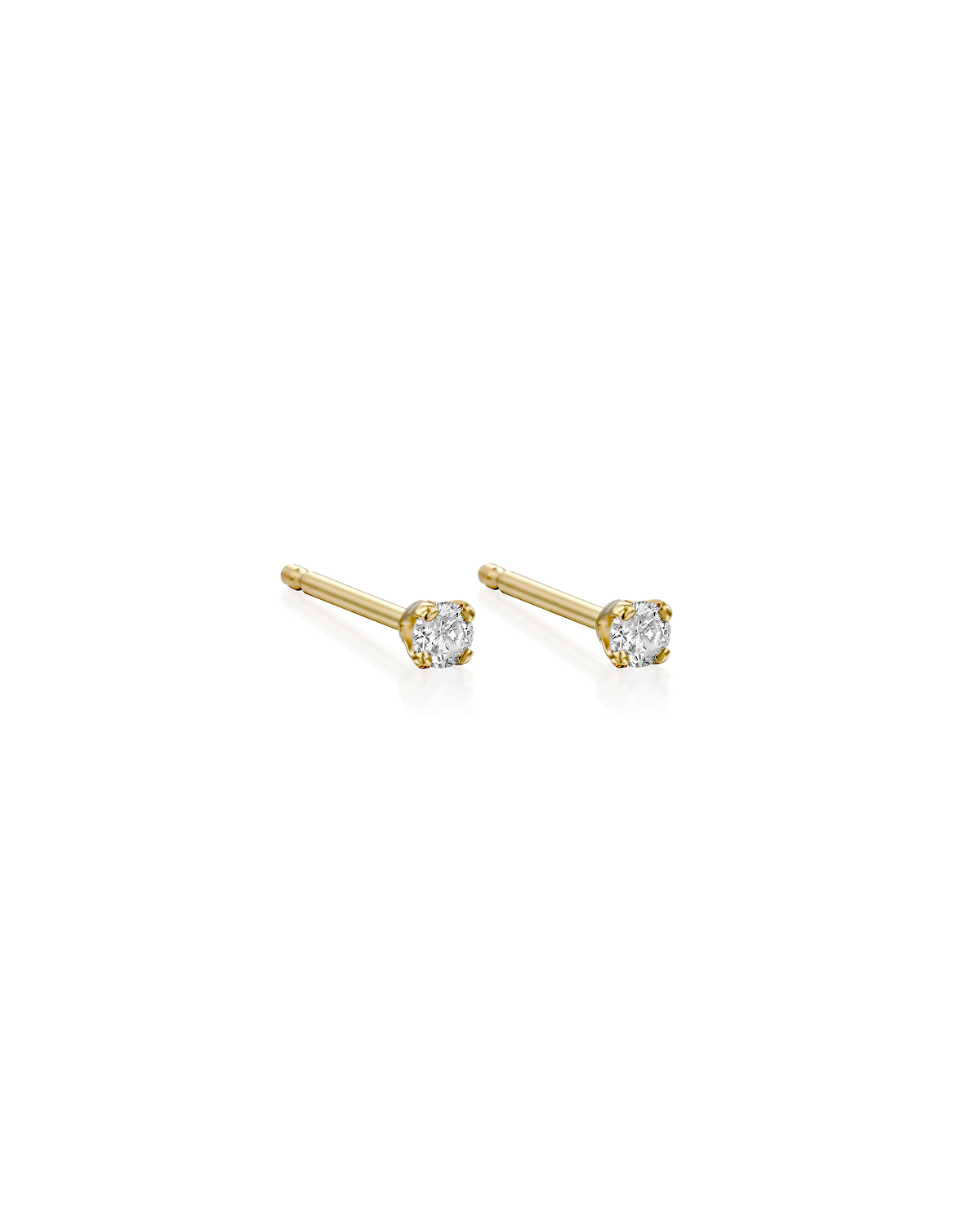 Martina Earring 2 mm White Diamond