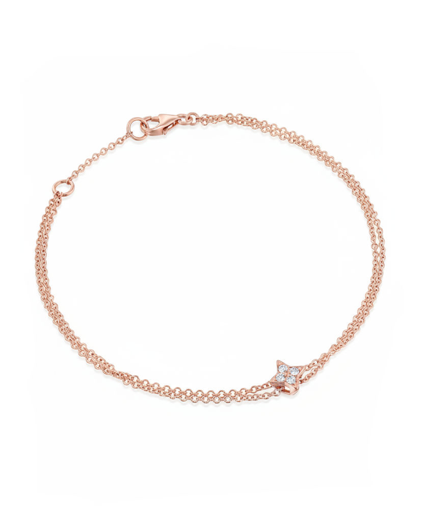 Neptune Gold Bracelet With Diamonds