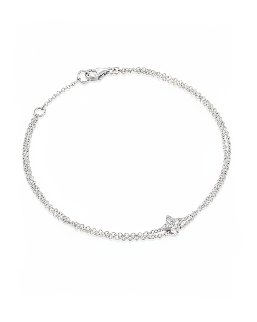 Neptune Gold Bracelet With Diamonds