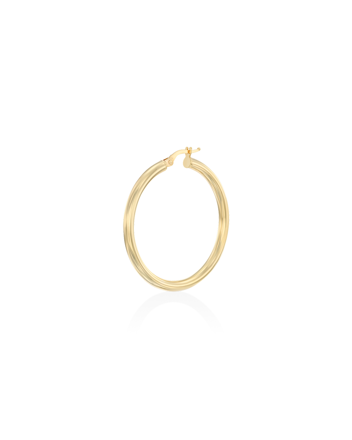 Brandy Gold Hoop Earring 35 mm