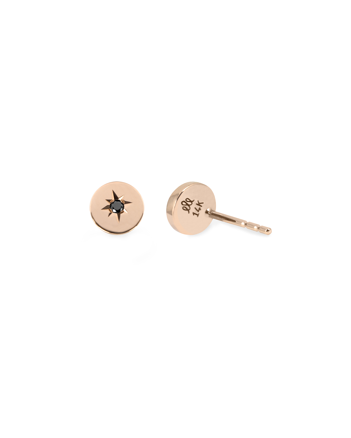 ILU earring Black diamonds