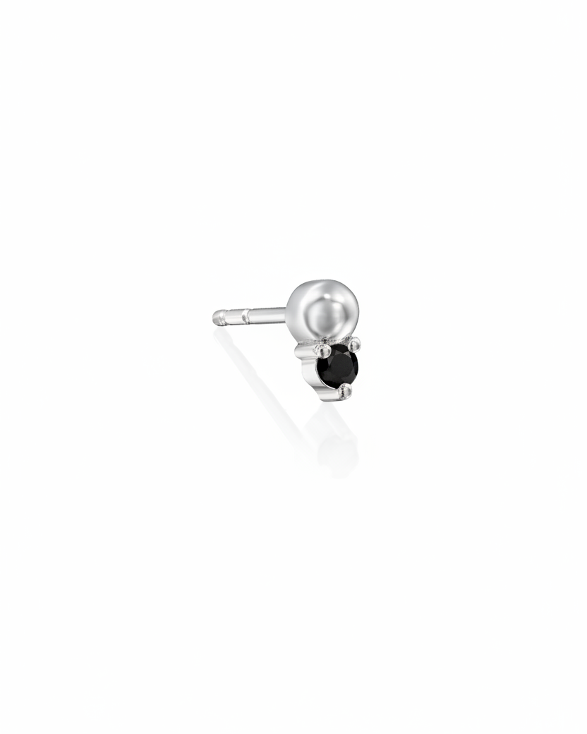 Marie Earring Black Diamond