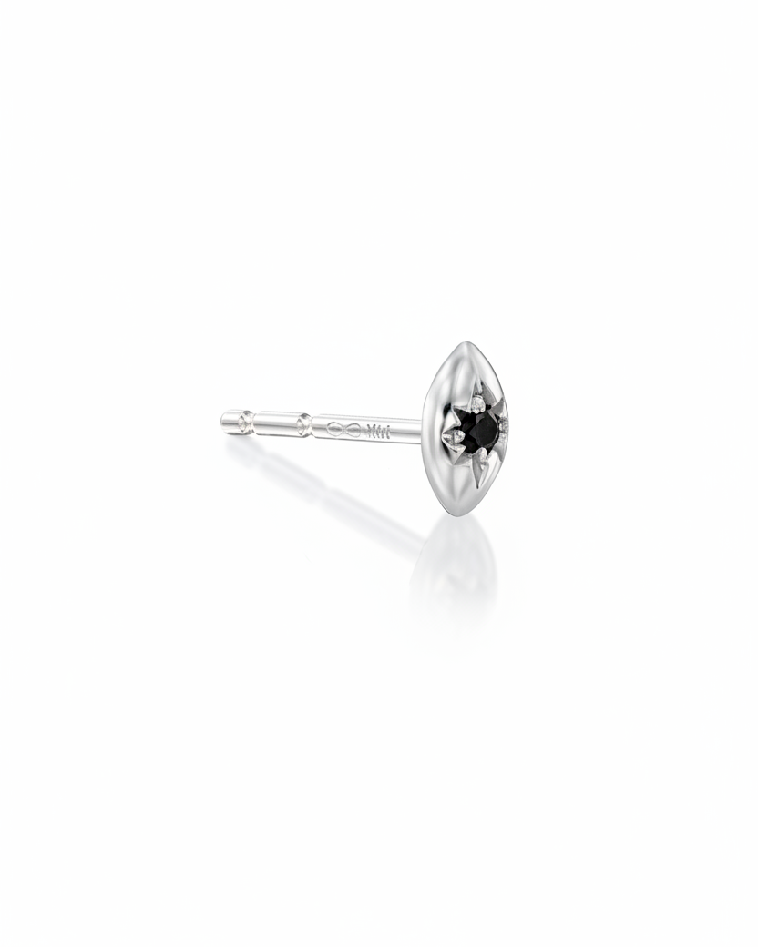 Agatha Earring Black Diamond