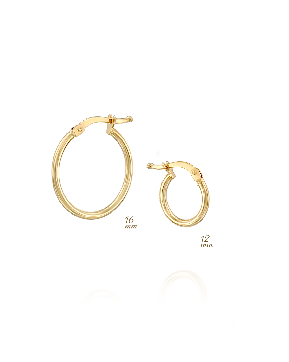 Whitney Gold Hoop Earring