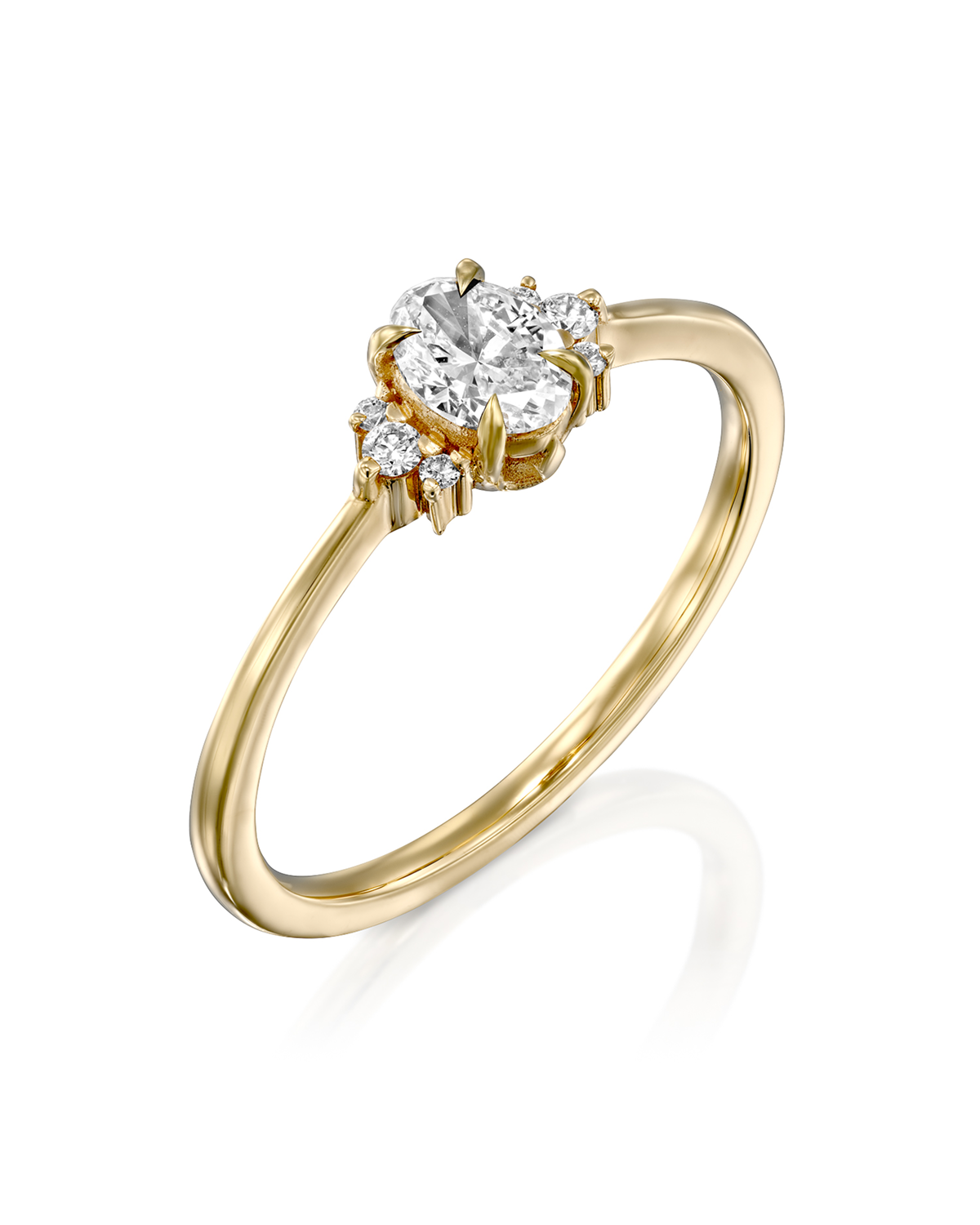 Ella Ring White Diamonds