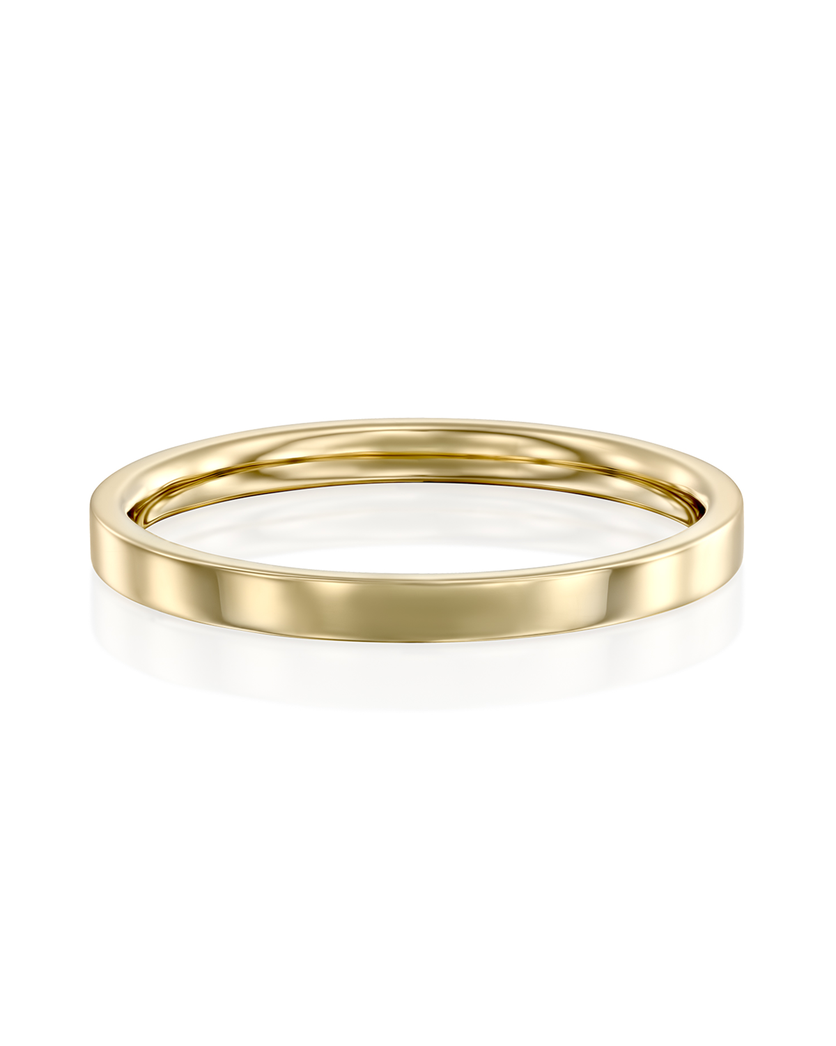 Frankie Gold Wedding Band - 2mm