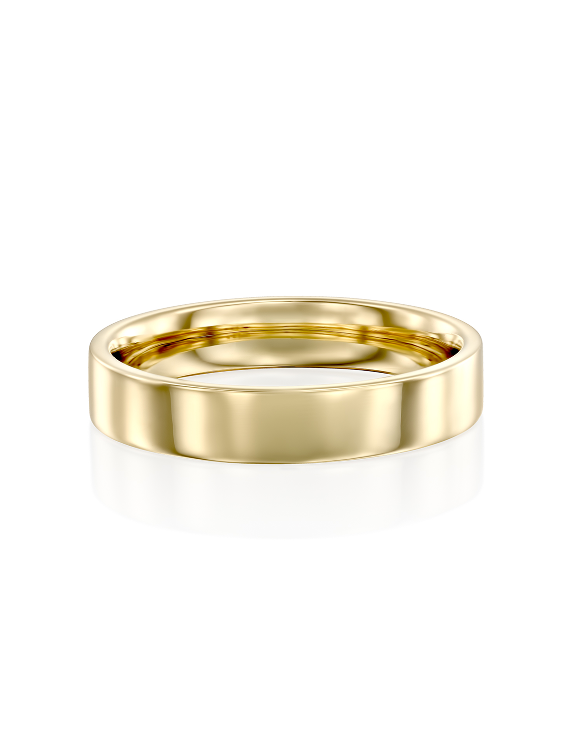 Frankie Gold Wedding Band - 4mm