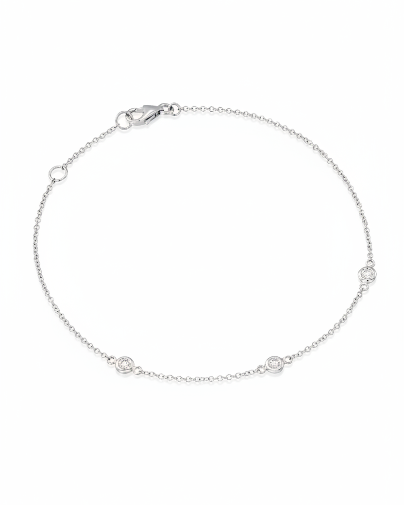 Alex Gold Bracelet White Diamonds