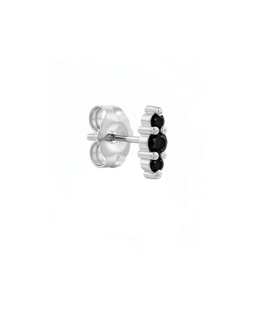 Audrey Earring Black Diamonds