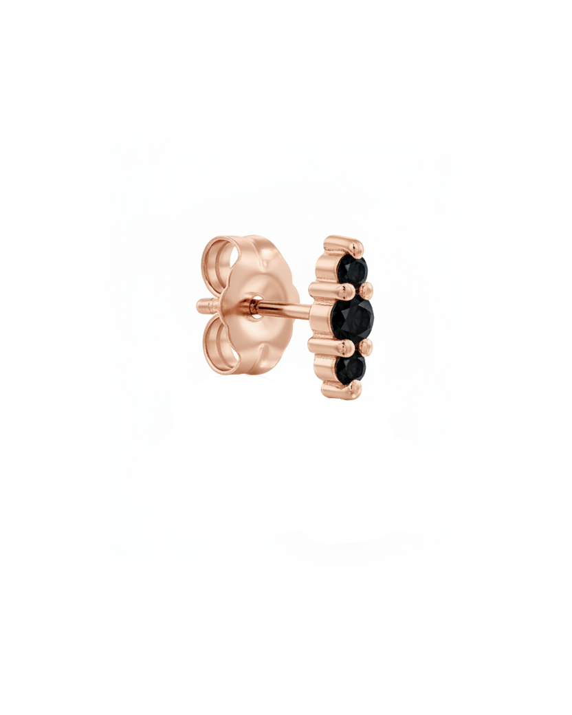 Audrey Earring Black Diamonds