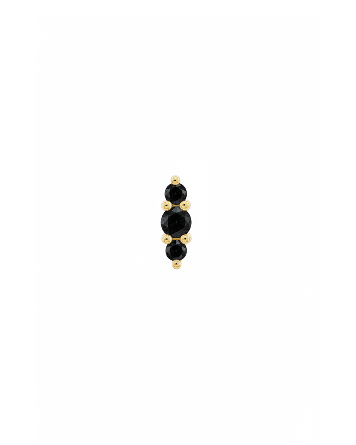 Audrey Earring Black Diamonds