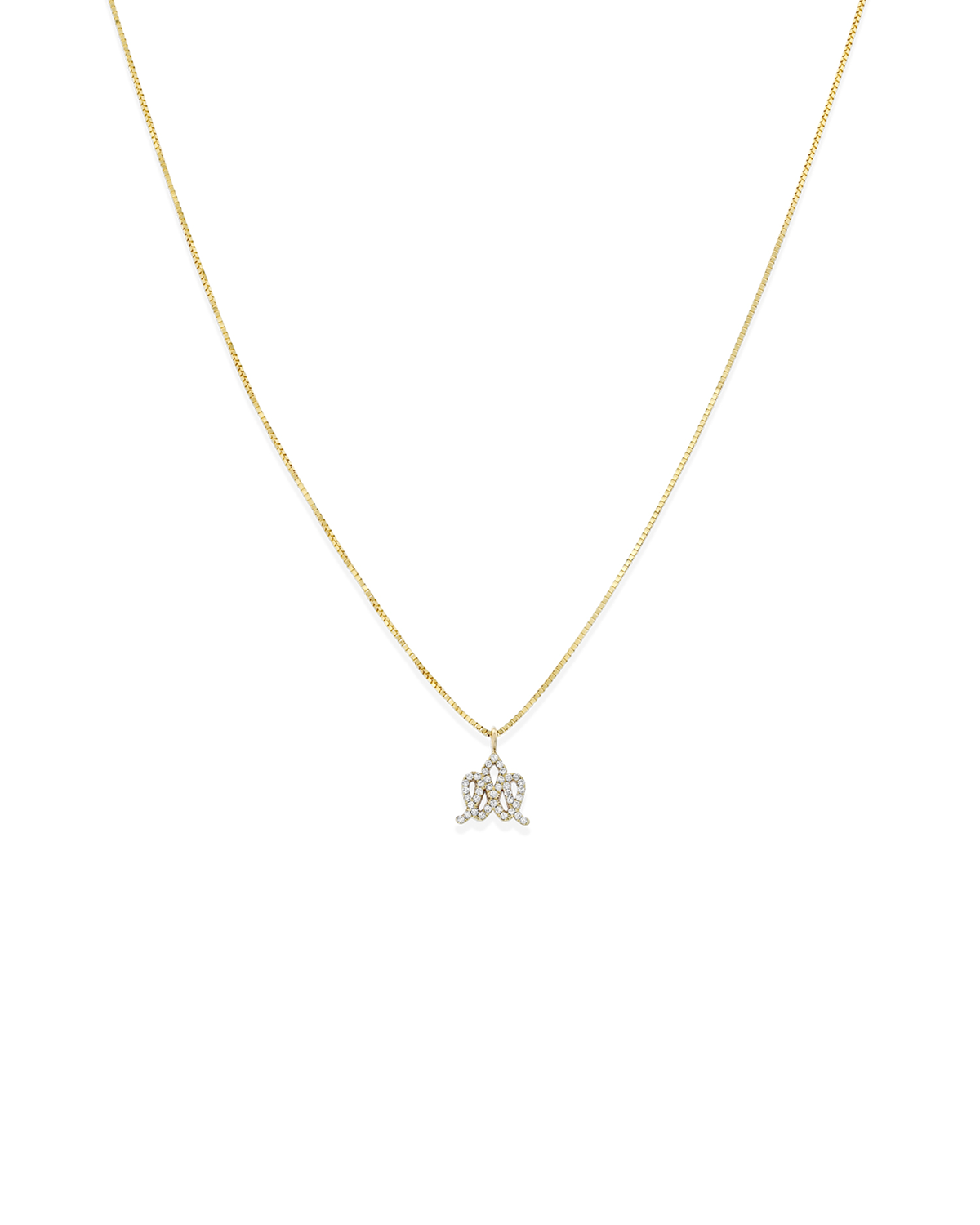 Encrusted Crown Necklace
