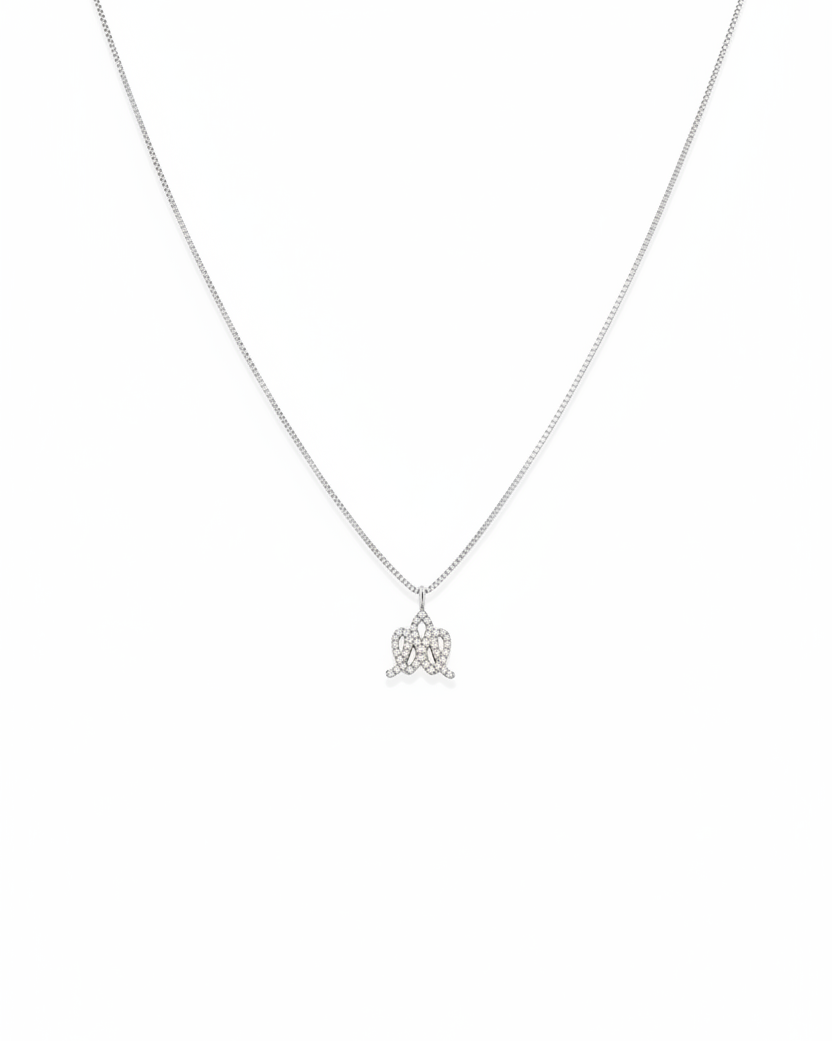 Encrusted Crown Necklace