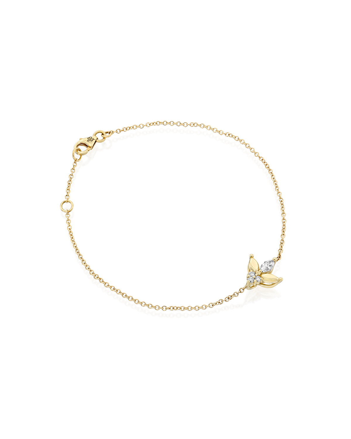 Jeanne poisson bracelet diamond