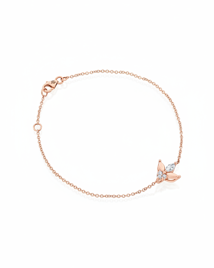 Jeanne poisson bracelet diamond