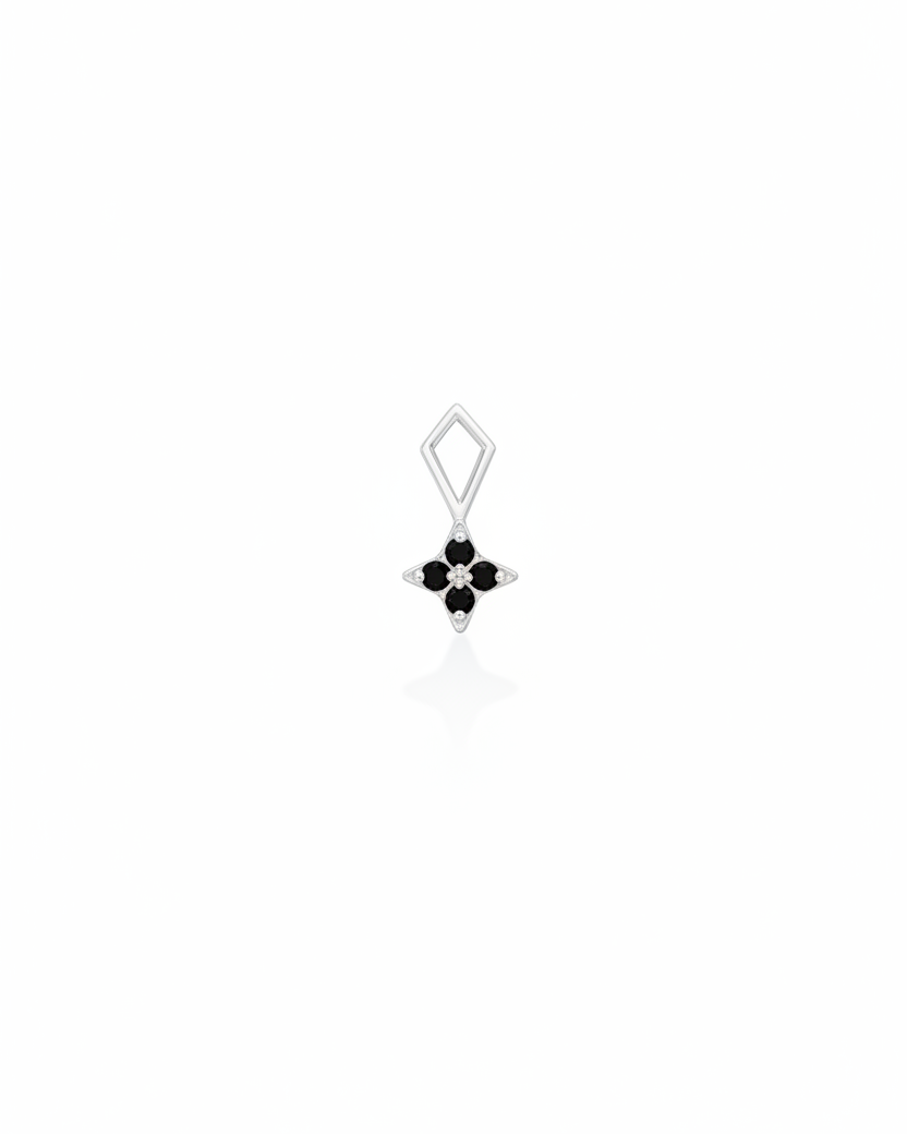 Venus charm black diamonds