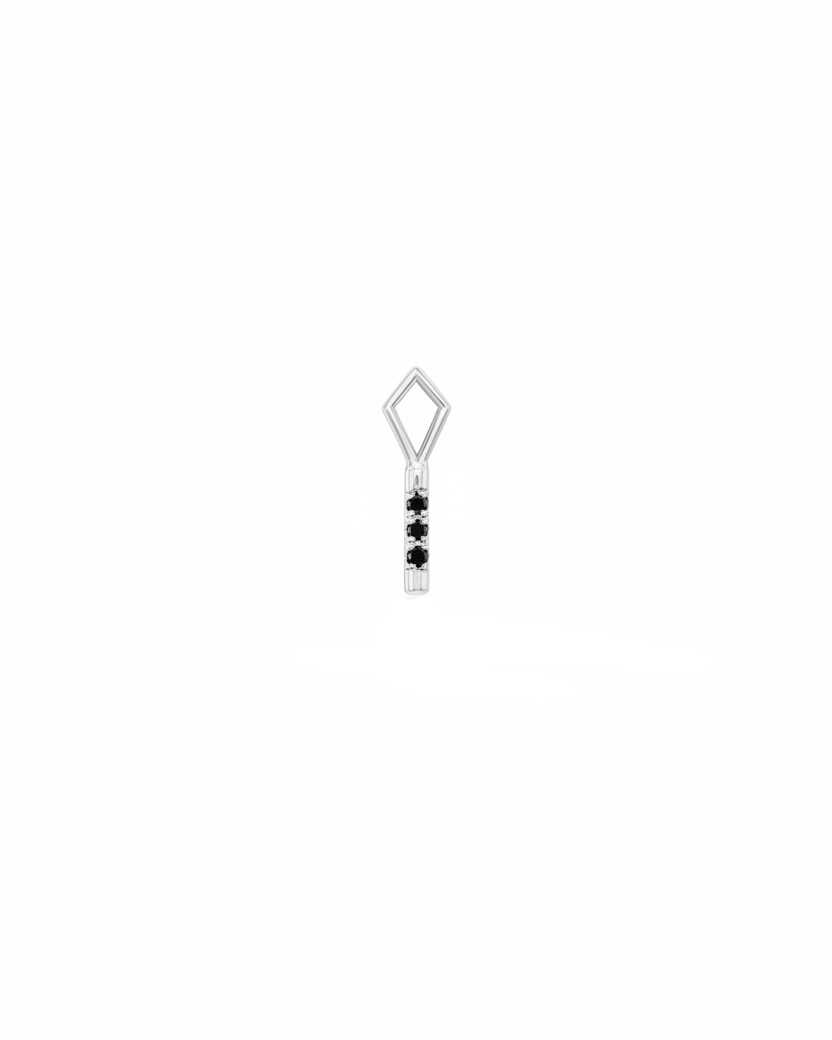 Valerie charm black diamonds