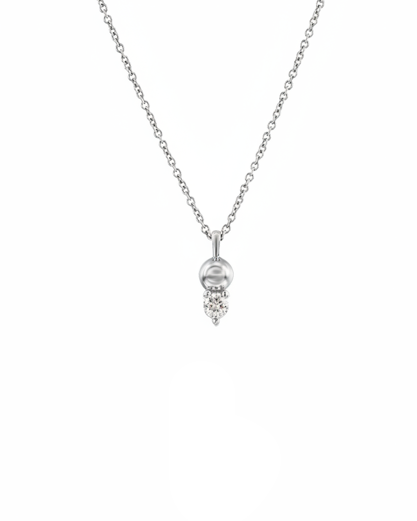 Marie Necklace White Diamond