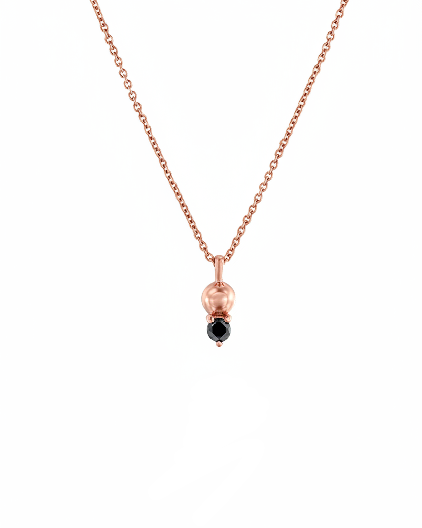 Marie Necklace Black Diamond