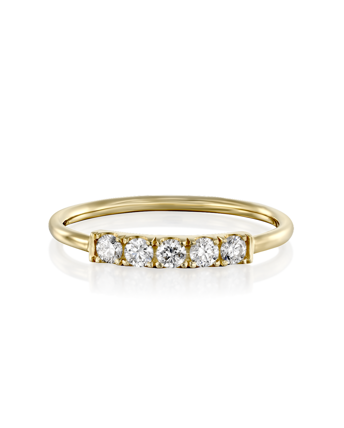 Candy Gold Ring White Diamonds